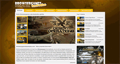 Desktop Screenshot of browsergameskostenlos.com